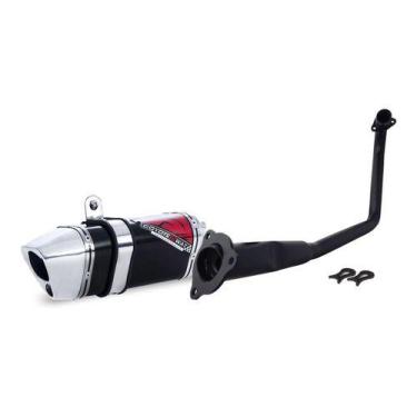 Imagem de Escape / Ponteira Coyote TRS 2 Way JUNIOR 20cm em Alumínio - Fazer FZ 