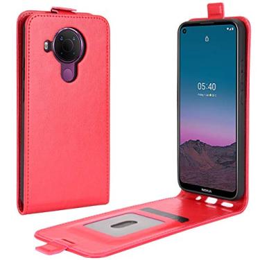 Imagem de Para Nokia 5.4 R64 TEXTURA CASA DE COLATO VERTICAL DO VERTICA com slots de cartão e moldura fotográfica