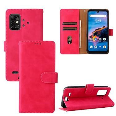 Imagem de For for UMIDIGI Bison Pro Solid Color Skin Feel Magnetic Buckle Horizontal Flip Texture PU Leather Case with Holder & Card Slots & Wallet