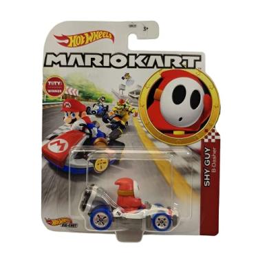 Imagem de HW Character Cars Mario Kart Shy Guy B-Dasher Die-cast 1/64 Scale Vehicle
