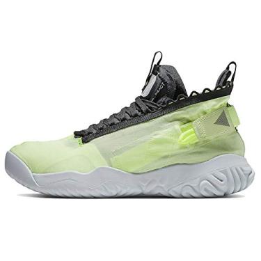 Imagem de T nis de basquete masculino Nike Jordan Proto-React para treino com al a no calcanhar, Verde, 9