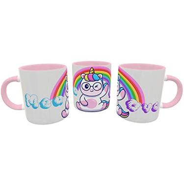 Imagem de Caneca Unicórnio Malcriado Meu Ovo Presente Divertido cor:Rosa