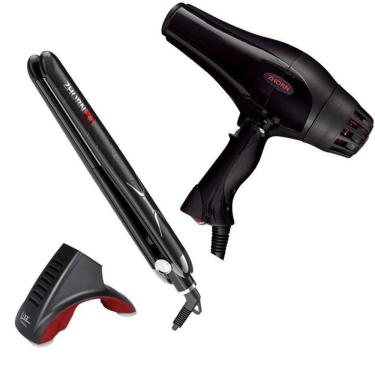 Imagem de Secador Ergo Fire 2000W 220V+ Prancha X1 250º Zhorn+ Suporte