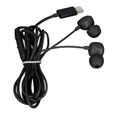 Imagem de Fones De Ouvido Com Fio, Fones De Ouvido Com Microfone, Controle De Volume, Redução De Ruído(preto)