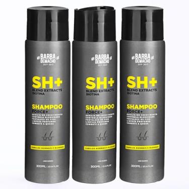 Imagem de Kit 3 Shampoo Capilar Anti-queda Masculino SH Force + 300ml