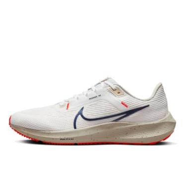 Imagem de NIKE Tênis de corrida masculino Air Zoom Pegasus 40 DV3853-100, Branco/Obsidiana-lt Orewood Brn-Phantom, 13