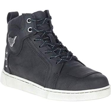 Imagem de HARLEY-DAVIDSON FOOTWEAR Bota feminina Bateman de metal de 10 cm, Preto, 11