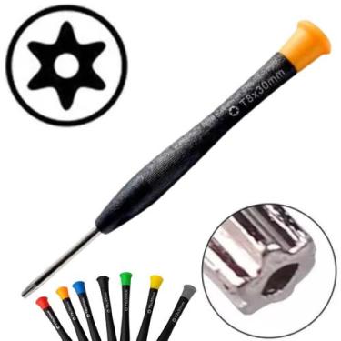 Imagem de Kit 4 Chaves Torx T8 Com Furo - chave torx t8, x360run, chave torx t8 