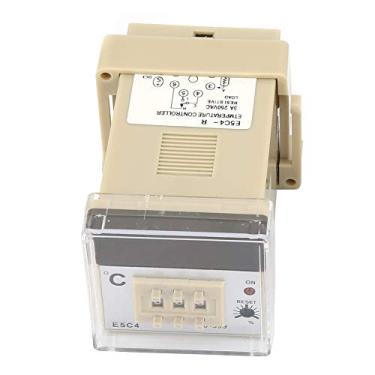 Imagem de Controlador de Temperatura E5C4-R, 0~800 ℃ Interruptor do Termostato do Controlador de Temperatura Digital Com Sonda de Termopar Tipo K AC220V 5A