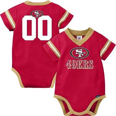 Imagem de NFL San Francisco 49Ers Team Jersey Bodysuit, vermelho San Francisco 49Ers Novo, 0-3 meses