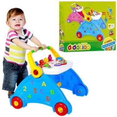 Imagem de Andador Infantil Didático Educativo 3 Em 1 Com Atividades Para Bebê Me