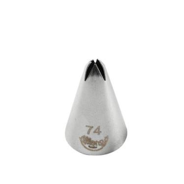 Imagem de Bicos Para Confeitar - Folha - Aço Inox - Nº74  - 1 unidade - Cromus L