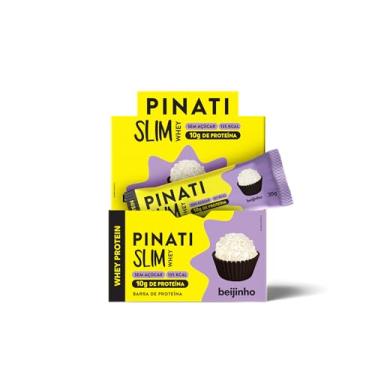 Imagem de PINATI Barra de proteina Slim Whey Beijinho - 10g de proteina - 16 unidades
