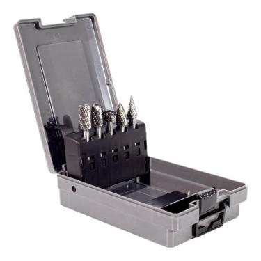 Imagem de Jogo Limas Rotativas Metal Duro 5 Peças  45,0140  - Rocast