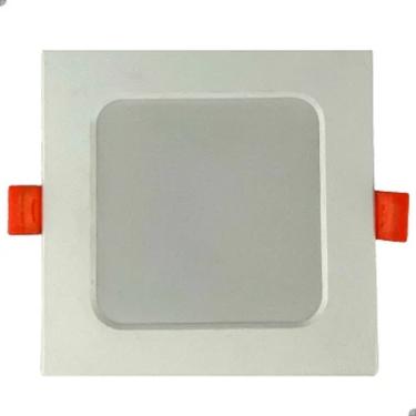 Imagem de Painel Plafon Led Quadrado 12x12 Embutir 6w Bivolt 3000k