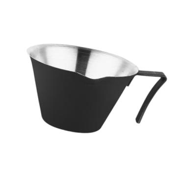 Imagem de IEUDNS Copo medidor de expresso Acessórios para expresso Capacidade de 100 ml Jarra de café reutilizável para leite Jarra de aço inoxidável para chá de,