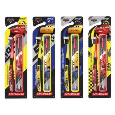 Imagem de Escova Dental Dentalclean Carros Infantil MC com Estojo - Sortidas