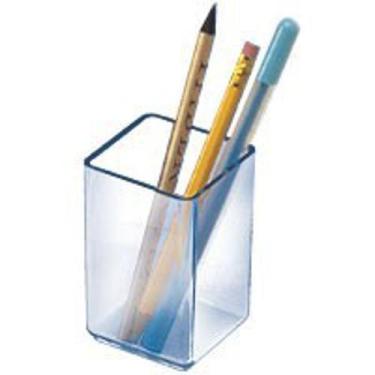 Imagem de Acessório Para Mesa Porta Lápis Acrílico Cristal - Planeta Brinquedos