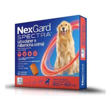 Imagem de Nexgard Spectra Antipulgas e Carrapatos para Cães de 30,1 a 60kg - Boe