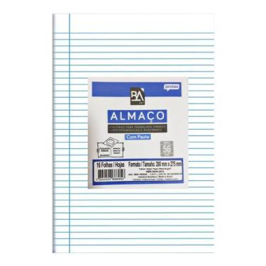 Imagem de Papel almaço 56g 200x275mm com 16 folhas Jandaia