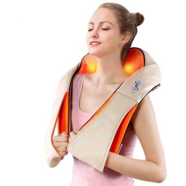 Imagem de Colete Massageador Pescoço Shiatsu Neck Bivolt Infravermelho COLETE - 