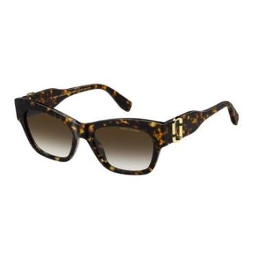 Imagem de Óculos Solar Marc Jacobs 762/s 086 54 Brilho Havana Lente Degradê-Feminino