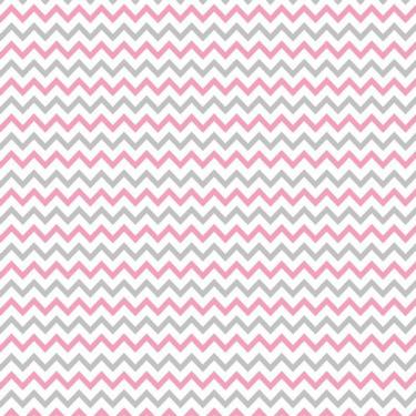 Imagem de Papel Parede Chevron Rosa Branco E Cinza Adesivo Decorativo