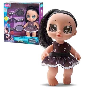 Imagem de Boneca Bebê Bambola Rainbowzinha Fashion - Tudo em Caixa