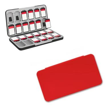 Imagem de For Nintendo Switch Game Case Holder for Switch 2 Cartridge Case with 24 Game Card Slots & 48 Micro SD Card Slots, Hard Shell