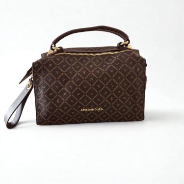 Imagem de Bolsa feminina baú Prime Pavão de Ouro
