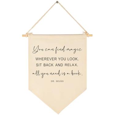 Imagem de Quarto de bebê acima do berço decoração de porta de sala de jogos - bebê, chuveiro, presente de Natal de aniversário para menino menina criança criança adolescente - bandeira pendurada em tela