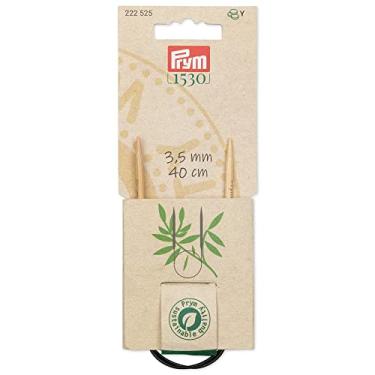 Imagem de Prym Bambu circular de 40,64 cm, agulhas de tricô de 3,5 mm, natural