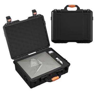 Imagem de Mala de viagem rígida DAIERTEK Starlink Mini, mala de transporte Starlink Mini preta, impermeável e portátil, inclui espuma cortada com precisão e um cadeado TSA, para viagens e acampamentos