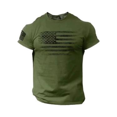 Imagem de Camiseta Masculina De Treino Muscular De Verão, Respirável, Gola Redon