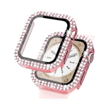 Imagem de Capa De Vidro Temperado Diamond Starlight Para Apple Watch Series 9 8 
