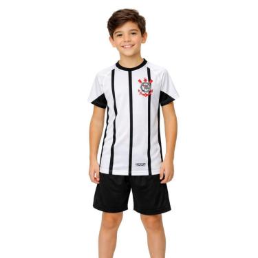 Imagem de Camisa Corinthians Raglan Recorte Lateral Juvenil-Masculino