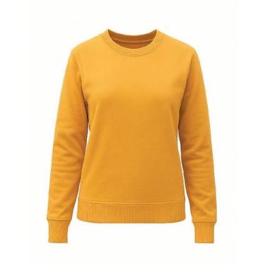 Imagem de Blusa De Frio Suéter Tricô Infanto Juvenil Meninas Pixe Love, Mostarda