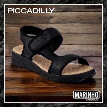Imagem de Sandália Papete Feminina Piccadilly Ref: 571004, 18 preto, 35
