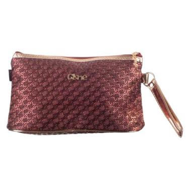 Imagem de Necessaire Feminina Viagem Bolsa P/ Maquiagem Luxo - 924 - PGB, Bordô