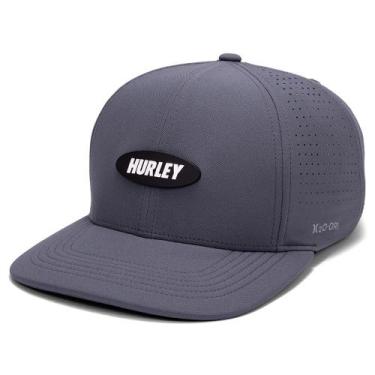 Imagem de Boné Hurley Aba Curva Verao 25 Juvenil SM26 Cinza, Único, Cinza claro