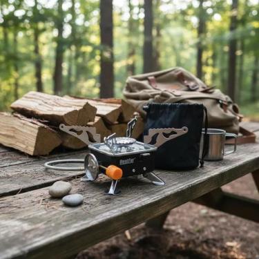 Imagem de Fogareiro Portatil Dobravel Para Camping E Viagem Bestfer Gás