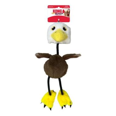 Imagem de Brinquedo Pelúcia Kong Shakers Wingz Para Cães Md / Gd - Marrom