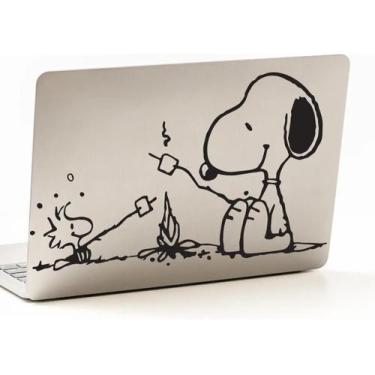 Imagem de Adesivo para Notebook Snoopy Cor:Branco - Lojinha da Luc Adesivos, Bra