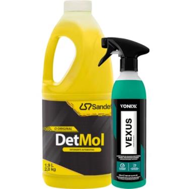 Imagem de Detmol Shampoo Lava Autos 1:100 Vexus Limpador De Motor