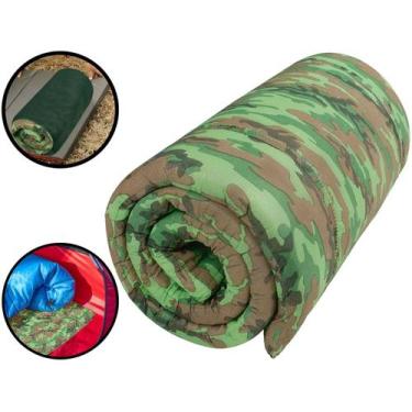 Imagem de Colchonete Acampamento Camping Solteiro 185cm Colchão Retiro Mor 00908