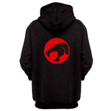 Imagem de Moletom com Zíper Thundercats - Olho de Tandera - Sakura Animes, Preto