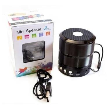 Imagem de Caixa De Som Pequena E Potente Bluetooth Pendrive FM P2 - Altomex
