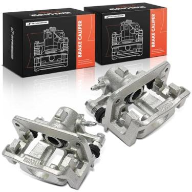 Imagem de A-Premium Pinça de freio adequada para Mercedes-Benz B200 2006-2011, com suporte, um lado, 1 pistão, traseira esquerda e direita, um conjunto de 2