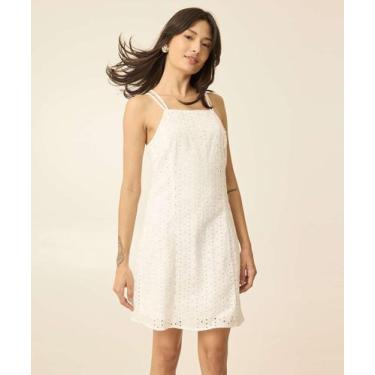Imagem de Vestido Feminino Laise Alças Duplas Marisa-96666, 40, Off white
