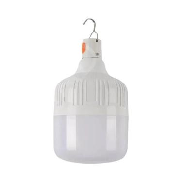 Imagem de Lâmpada LED De Emergência Portátil De 60W 80W Recarregável Por USB Par